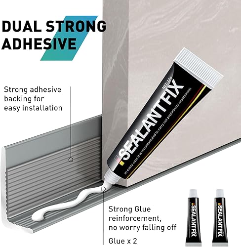 Miniatura 5 de Paquete de 20 molduras para bordes de azulejos, 12''x0.4'' despegar y pegar moldura de aluminio para salpicadero, revestimiento decorativo