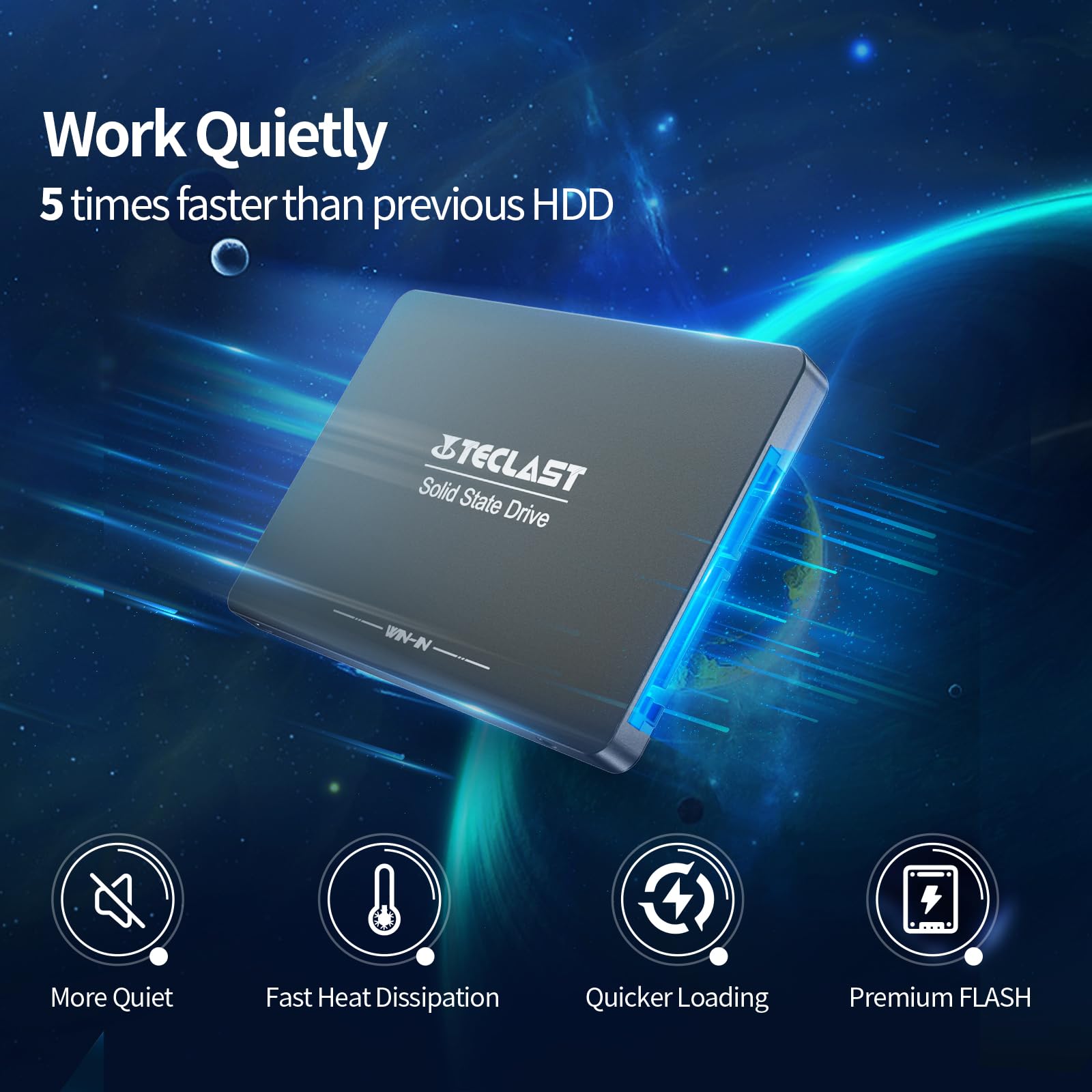 TECLAST 512GB SATA III Internal Solid State Drive,3D NAND 2.5
