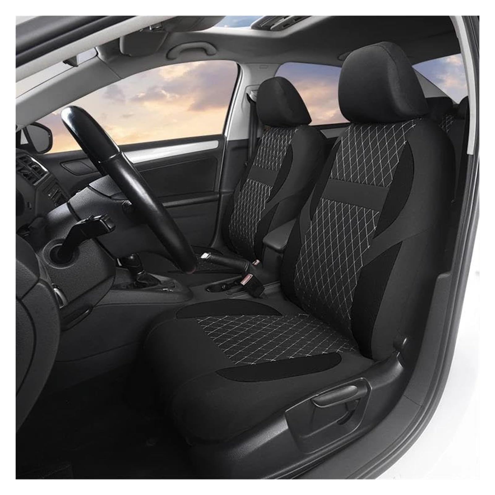 coprisedili anteriori Per VW Per Golf 4 Set Seggiolini Auto Maggior Parte Degli Accessori Interni Supporto Cuscino Coprisedile Protettivo