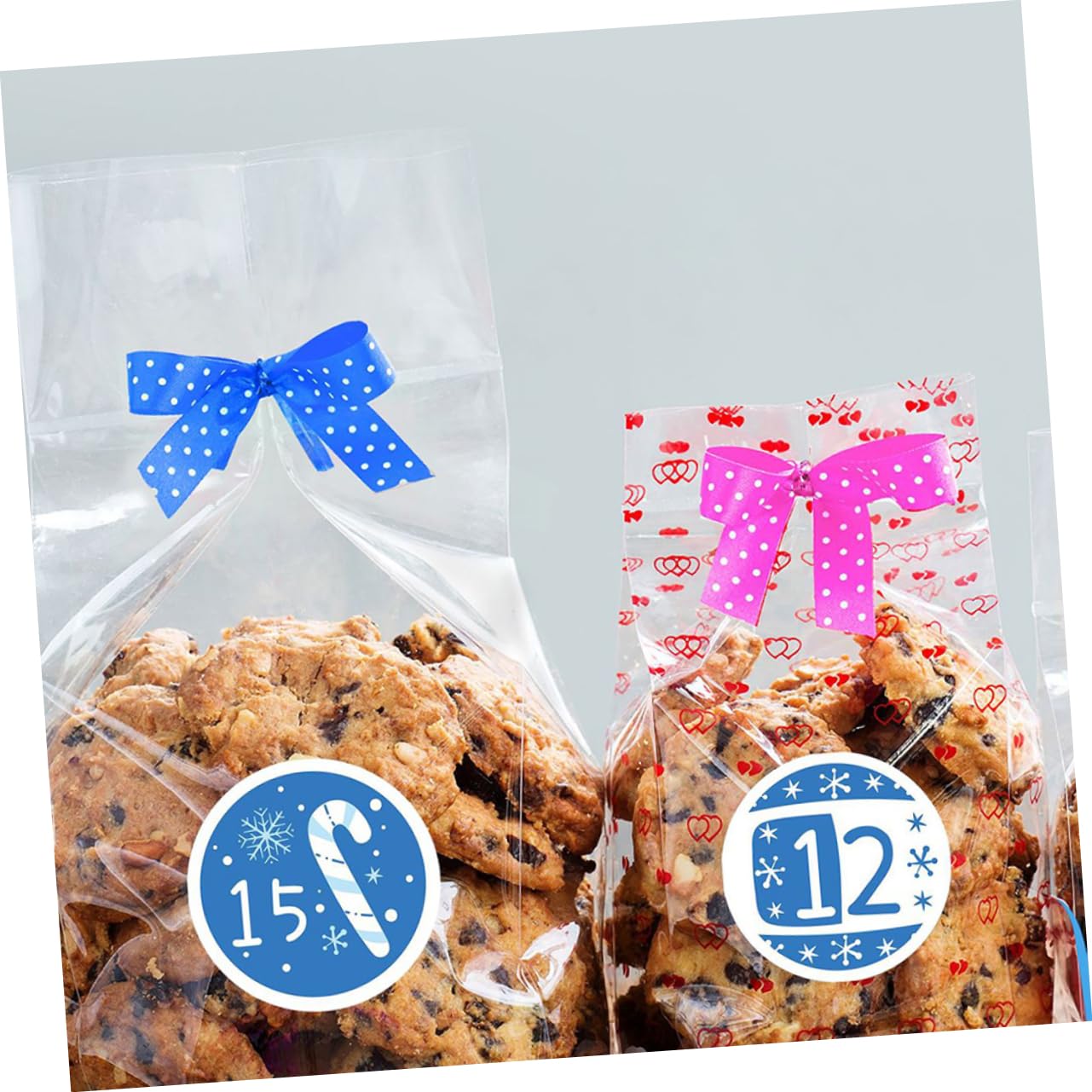 PRETYZOOM 140 Fogli Adesivi del calendario di Natale adesivi con i numeri del calendario dell'avvento adesivo numero conto alla rovescia di natale adesivi natalizi stickers natalizi Blue