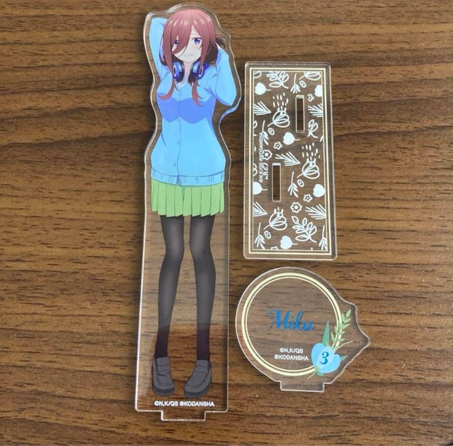 五等分の花嫁　中野三玖グッズ　まとめ売り　アクリルスタンド等 五等分の花嫁∽ - rockin'starコラボ 描き下ろし 中野三玖