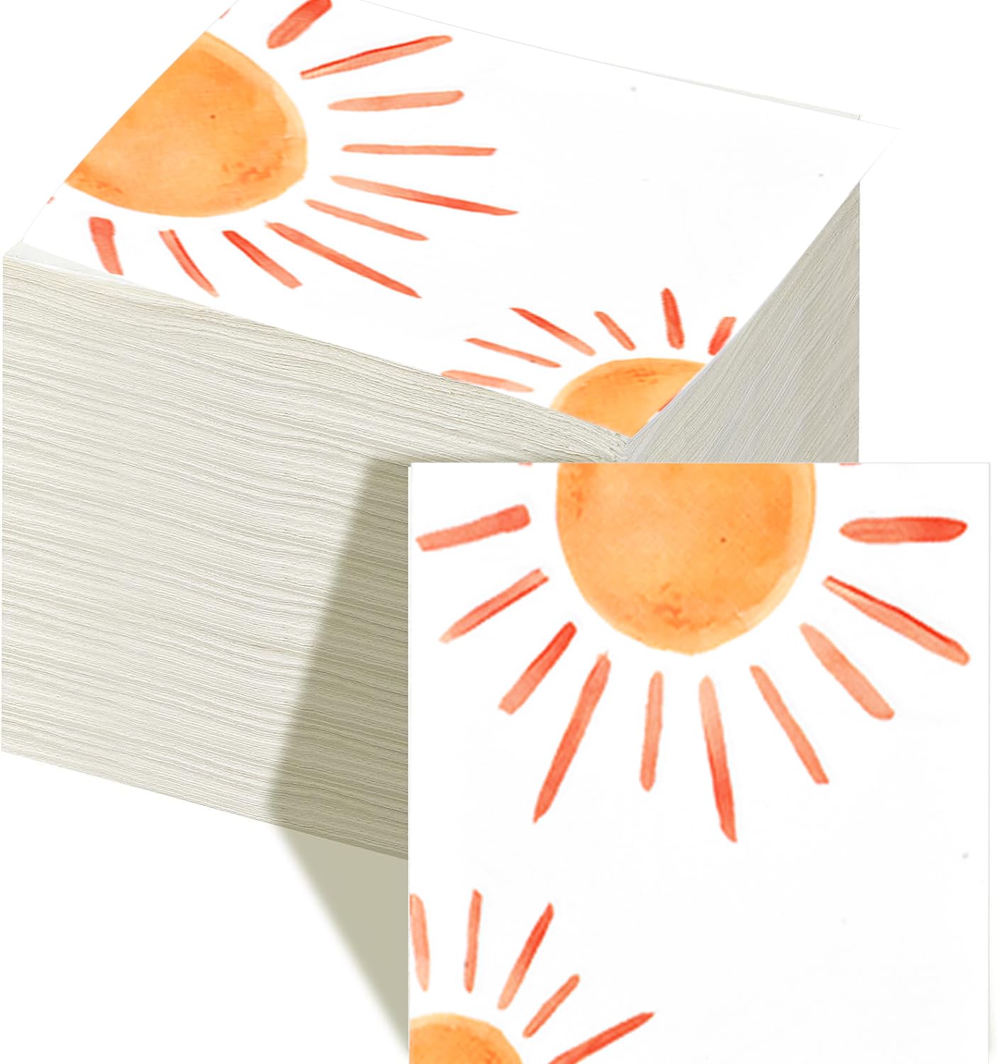 Photo 1 of 20PCS Boho Sun Paper Napkins,First Trip Around The Sun Birthday Decorations Hippie Sunshine Boho Baby Shower Decorations for Sun Theme Party Favors Supplies Favors