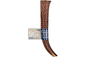 Amazon Brand - Wag Dog Chew Antlers: Natural and Enduring Dental Treats for Dogs