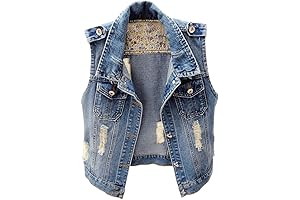 Women's Classic Denim Sleeveless Vest