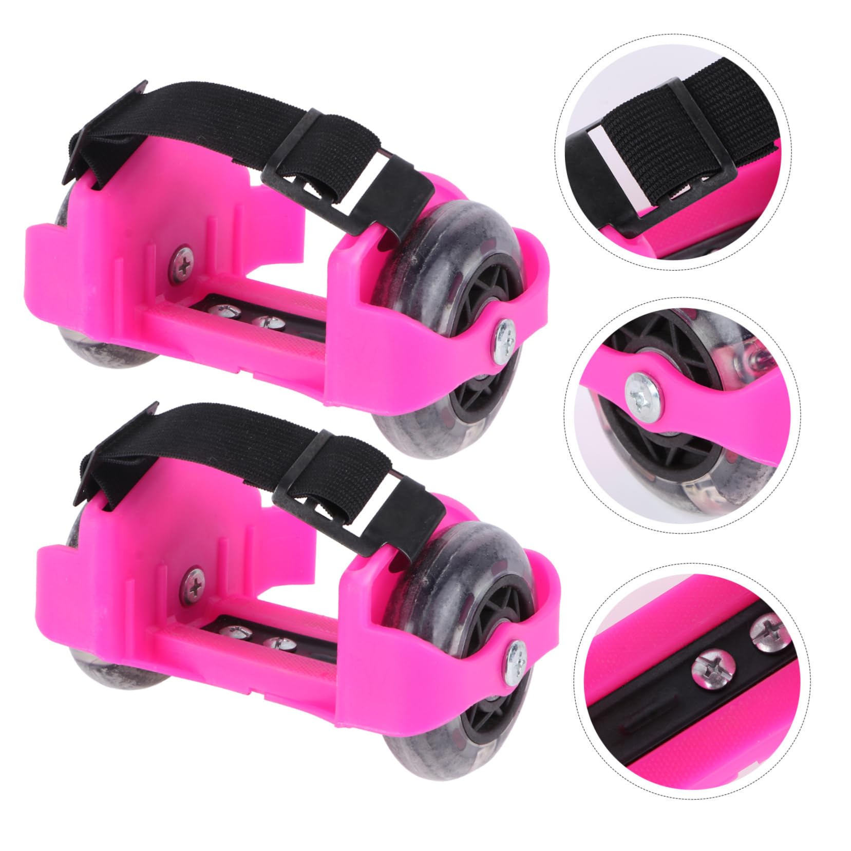 UPKOCH Djustable Boys and Girls Roller Skate Shoes Lights Outdoor Wheel Heel Shoes for Children Toy