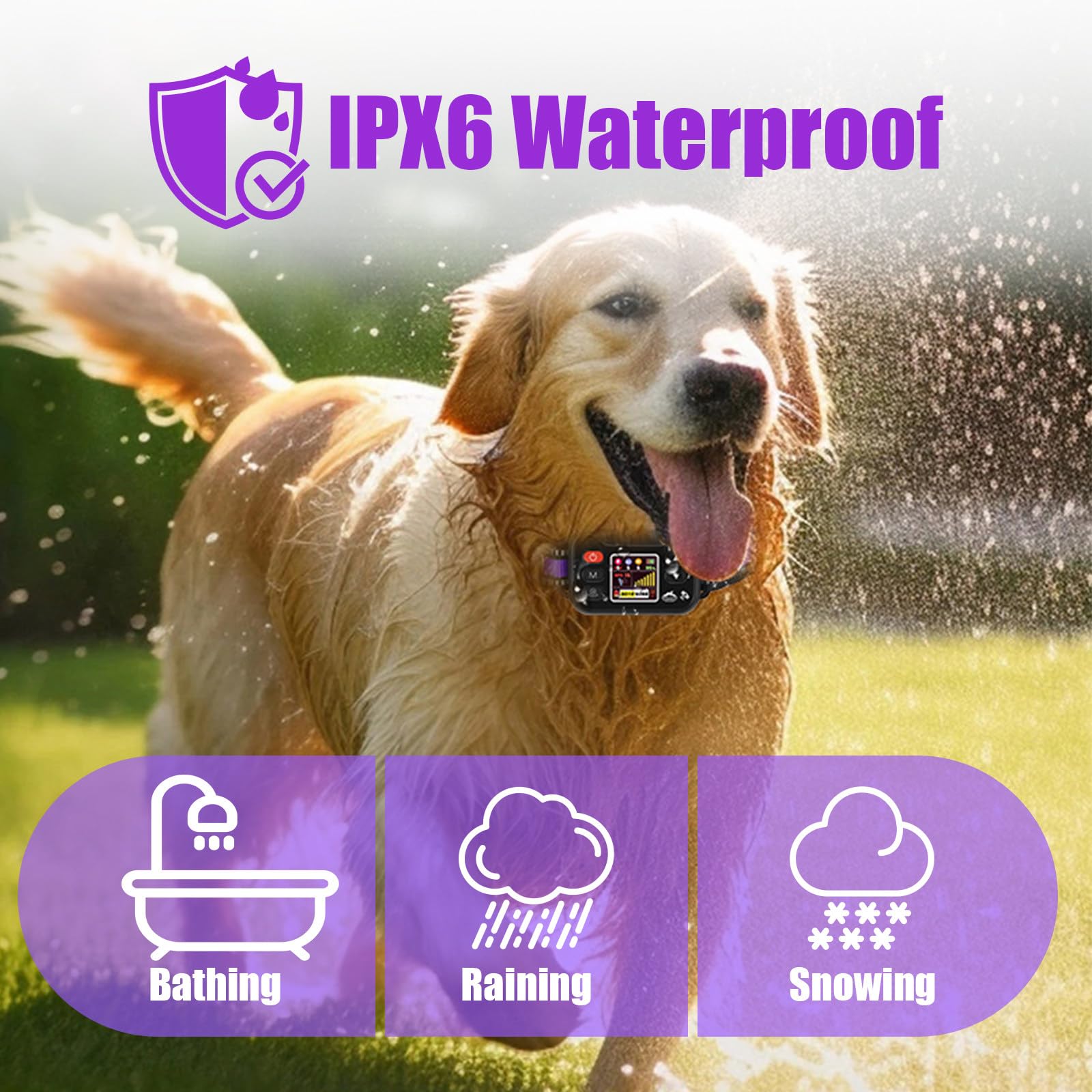 Billg Cloture Electrique pour Chien, 3 Modes Clôture Anti-Fugue, Résistant à L’Eau Collier de Dressage pour Grands Espaces Ouverts et Utilisation en Extérieur, Portée de 20 à 2000 M