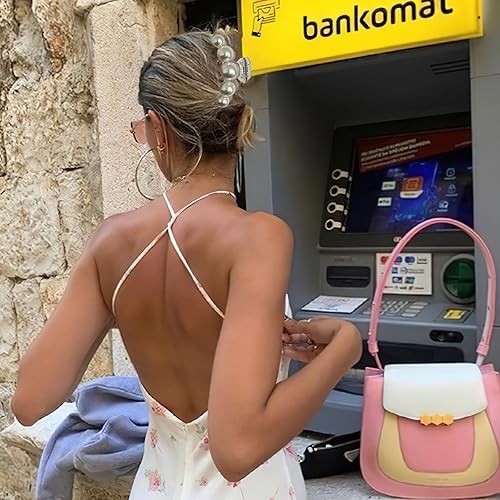 Miniatura 4 de Pearl Hair Accessories for WomenGirls - 6PCS Large Hair Claws, Nonslip Decorative Bobby Pins, Spiral Ties for ThickThin Hair, Wedding Gifts (A-pearl)