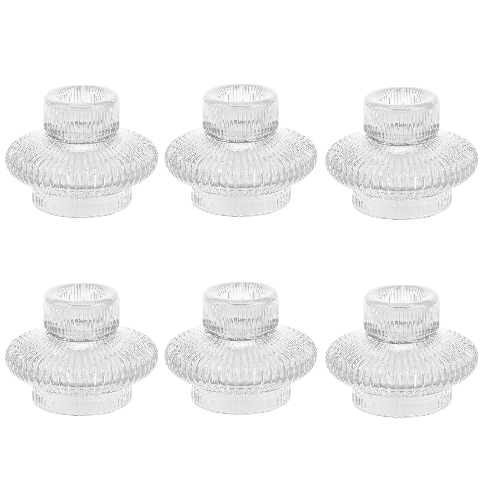 Supports de verre colorés multifonctionnels pour décoration de table