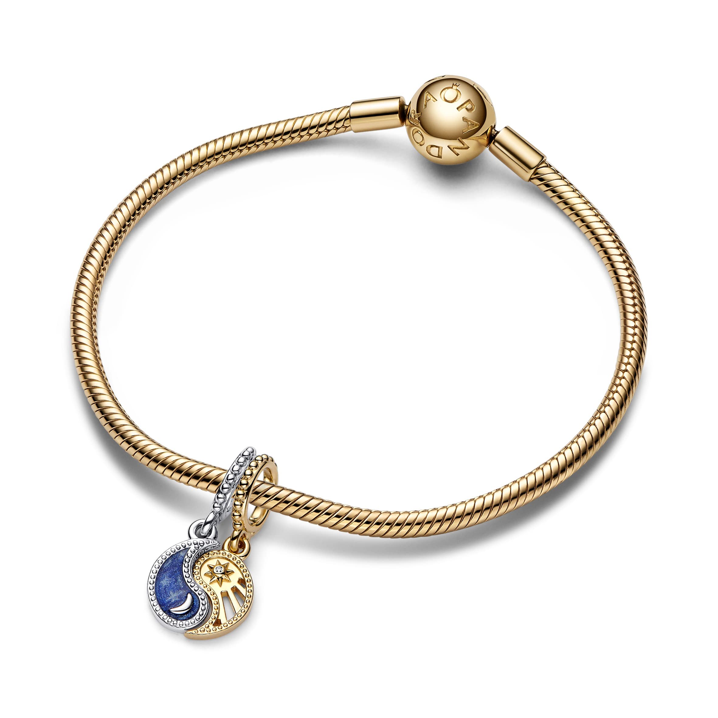 Pandora ME Collection de charms en métal plaqué or 14 carats