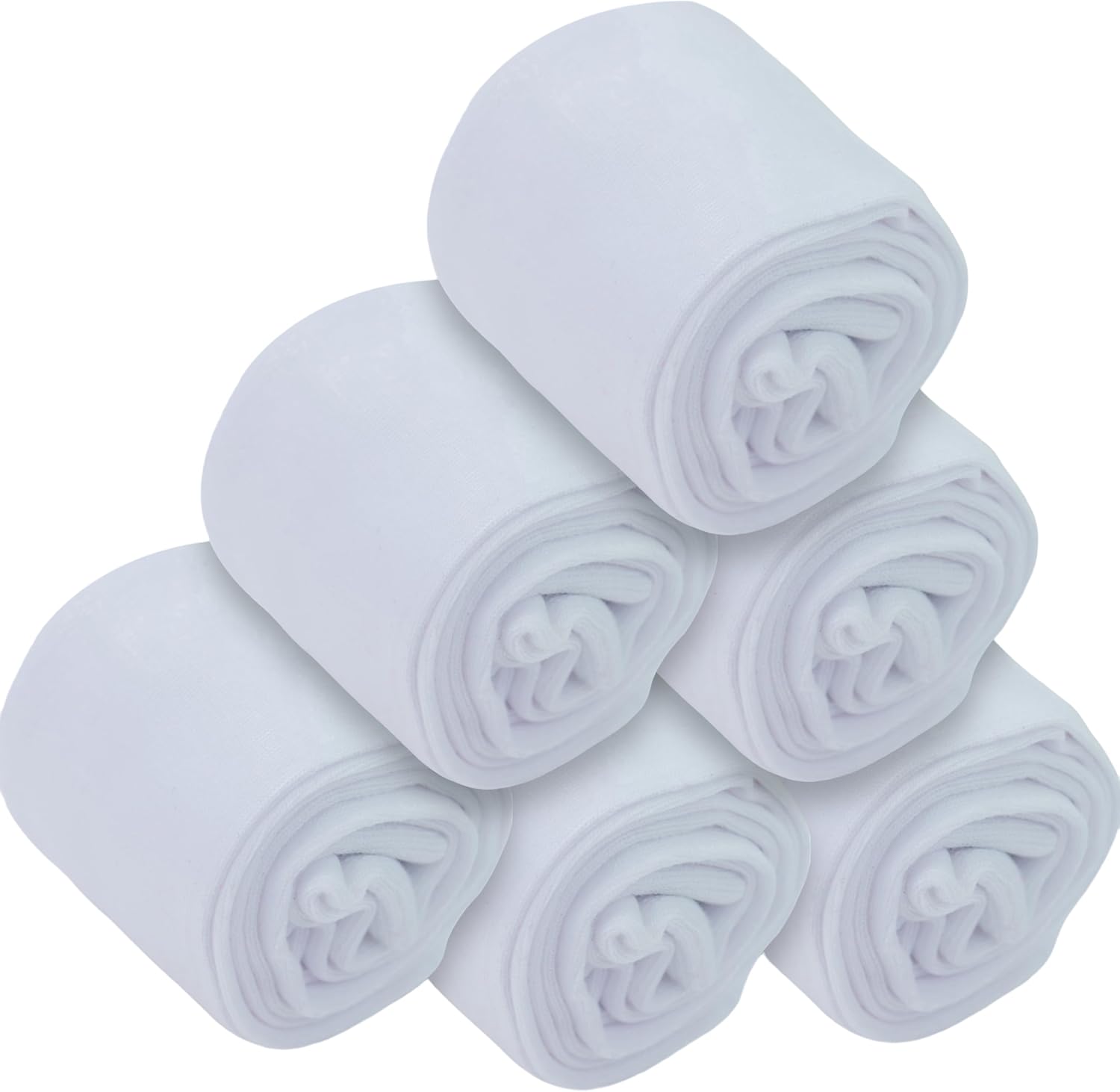 ToBeInStyle Girls' 6 Pack Acrylic Blend Double Knit Warm Winter Tights - Image 3