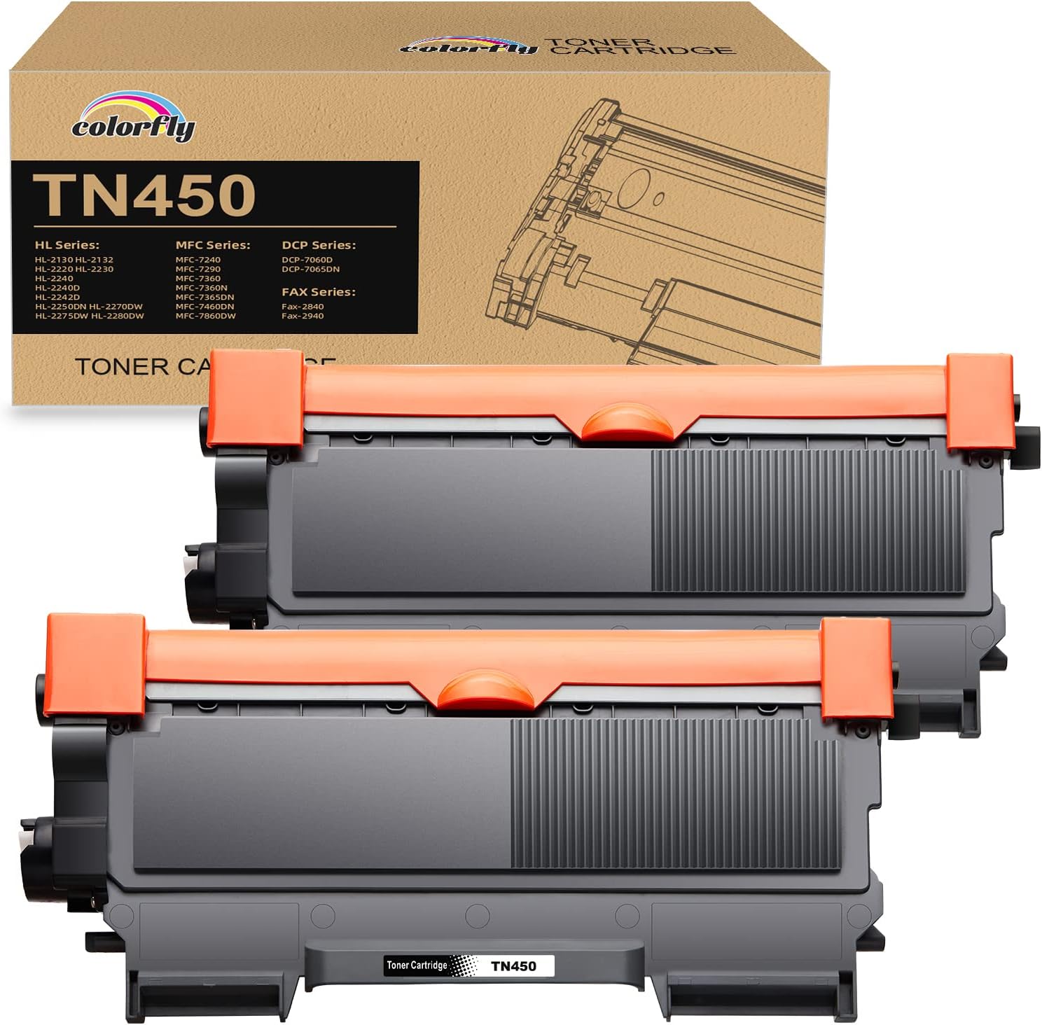 Pack De 5 Toner Brother Tn420 Original Negro | Envío gratis