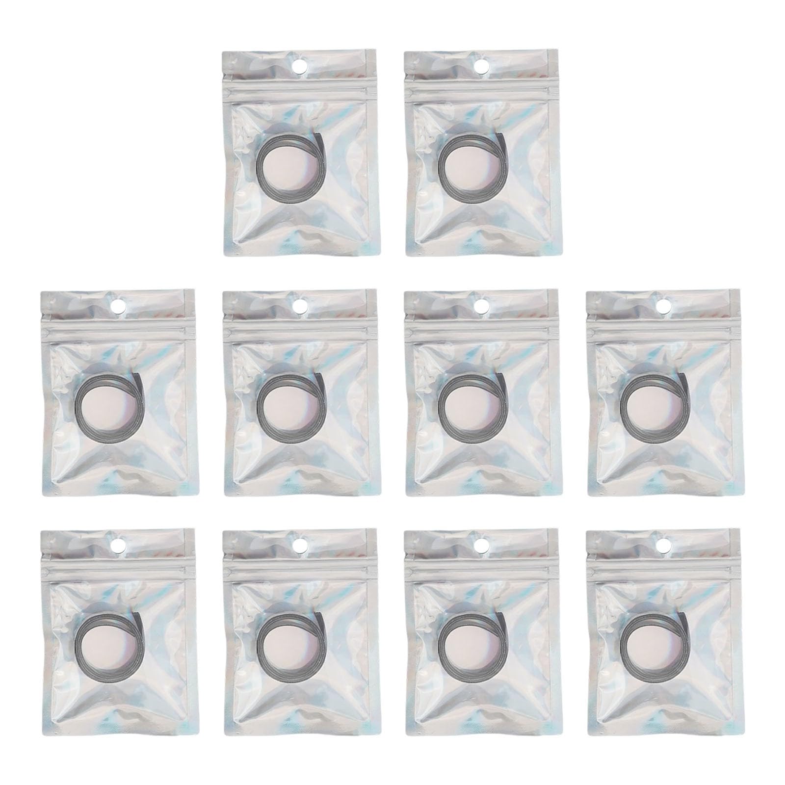 10 cintas protectoras de poliuretano para raquetas de tenis de mesa, resistentes al desgarro, protección contra daños por colisión, fácil instalación, 42 cm de largo, 0,6 cm de ancho