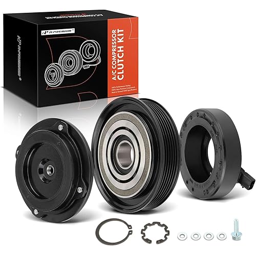 A-Premium A/C Compressor Clutch Kit Compatible with Honda Accord 2003-2007, Odyssey 2005-2007, Pilot, Ridgeline & Acura MDX, TL