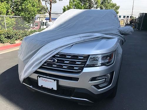 Miniatura 3 de CarsCover Funda de automóvil para Ford Explorer SUV 2011-2019 de ajuste personalizado, resistente a la intemperie, ultrashield