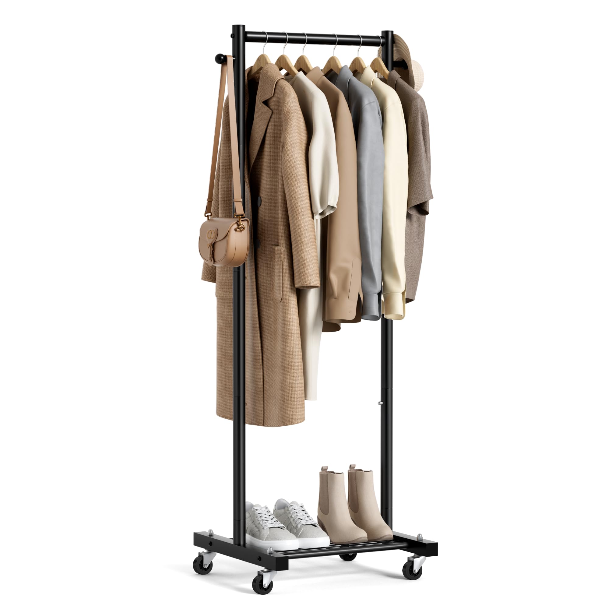 MISSLO Small Clothes Rack Black