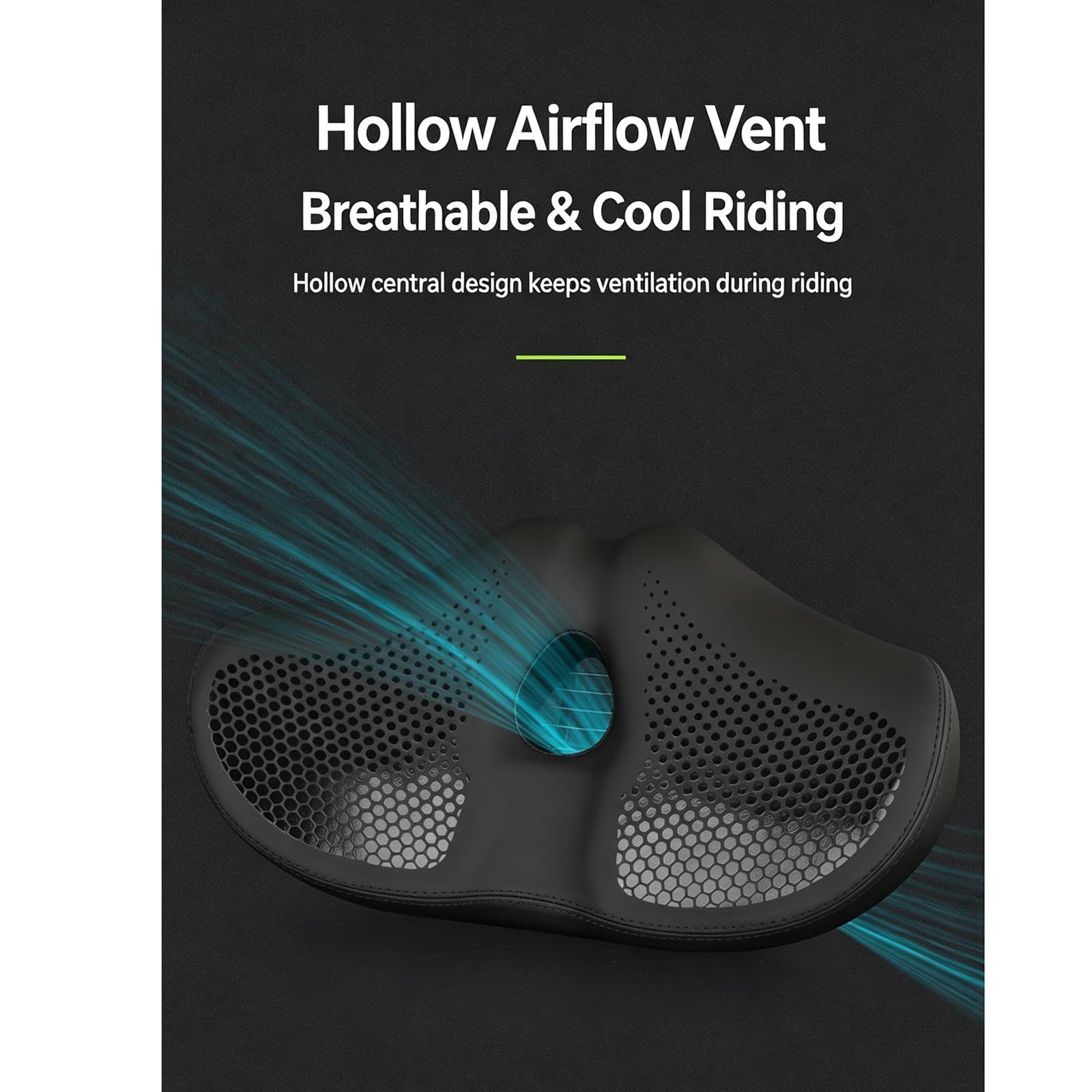 Sillín de Bicicleta para Scott Roxter 2016–2026 | asiento cómodo amortiguación doble ventilación central diseño ergonómico antipresión antideslizante suave para viajes largos