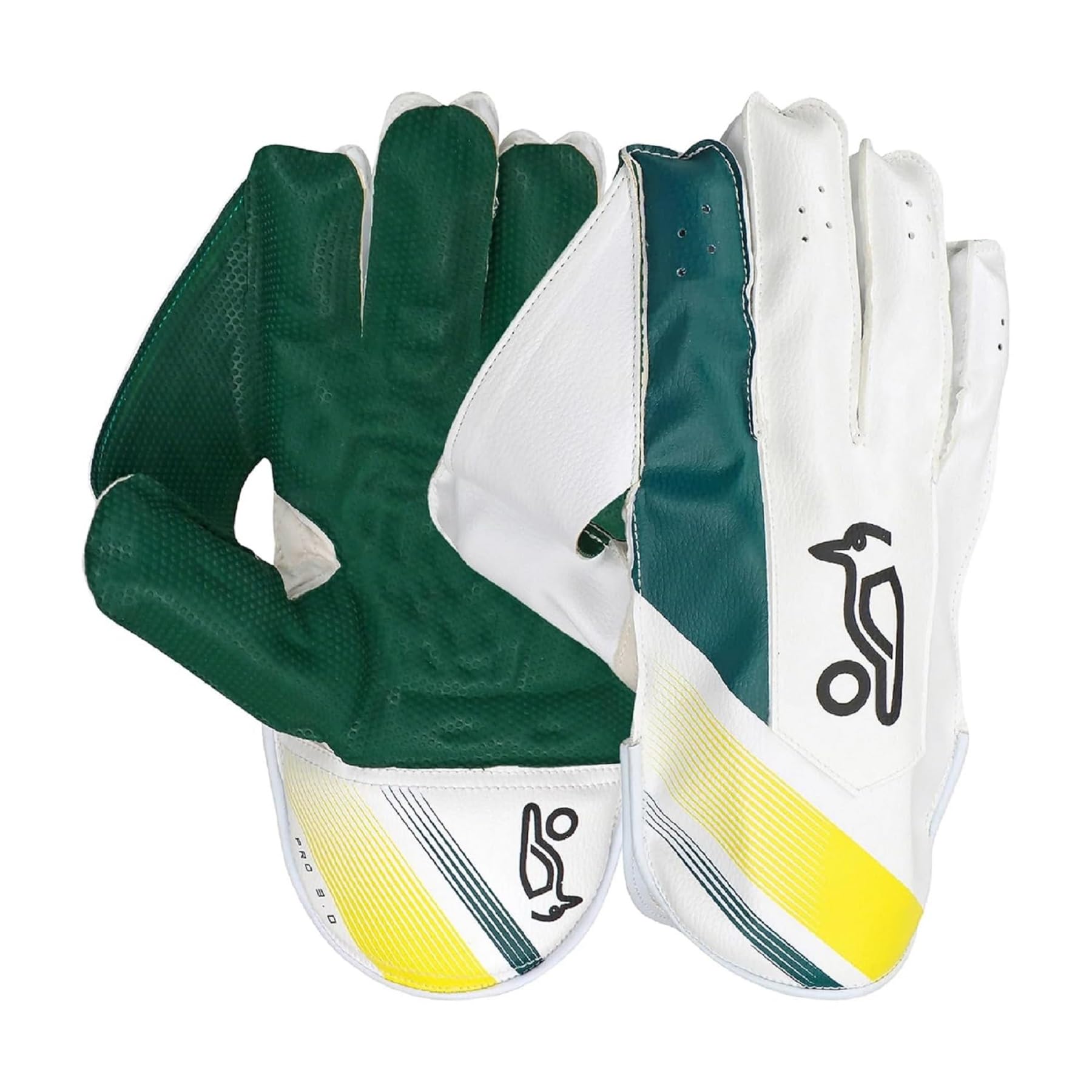 KOOKABURRA Pro 3.0 Wicket Keeping Gloves (Green/Gold) (Youth) (B0D8ZW6638) Amazon Price History, Amazon Price Tracker