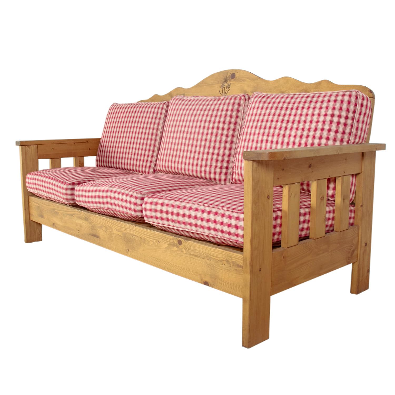 Amazon｜平インテリア産業 カントリー ソファ 3P｜ソファ・カウチ