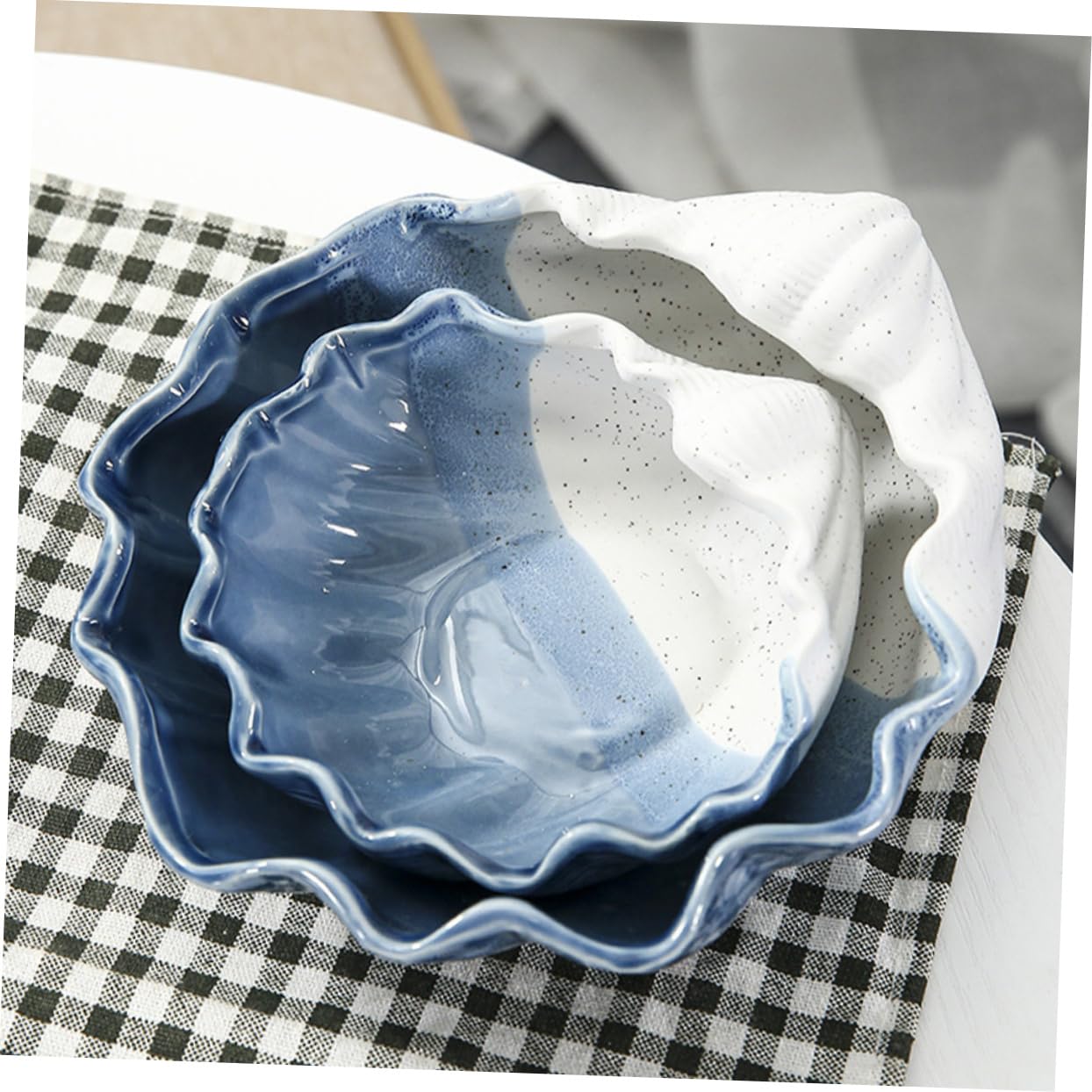 1 szt. Taca na biżuterię Uchwyt pierścieniowy na biżuterię Ceramiczne miski do maczania Ceramiczny uchwyt na przybory kuchenne Wystrój Małe naczynie na bibeloty Prezenty żeglarskie Uchwyt na biżuterię