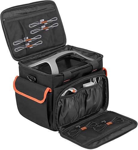 Trunab Funda de transporte compatible con ECOFLOW RiverRiver 2River Pro, bolsa de almacenamiento con bolsillos inferiores y delanteros impermeables