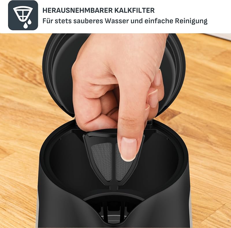 Tefal KI5338 Includeo 1 literes vízforraló 2400W 360° forgótalp szűrővel