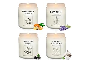 Essential Oil Soy Candles for Home Aromatherapy
