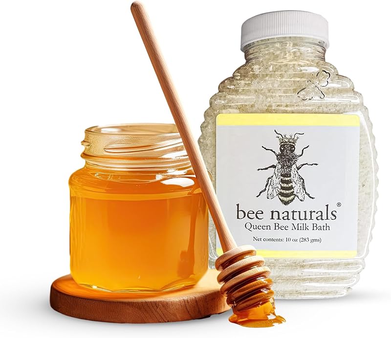 Bee Naturals Queen Bee Banho de Leite com Sal de Epsom e Fragrância de Laranja, 283 g