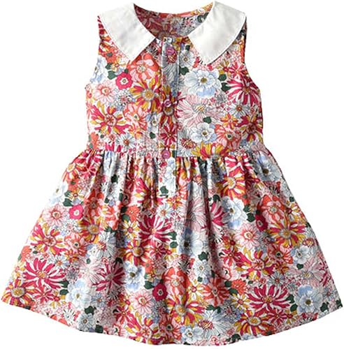 Yooshoverk Vestidos Baile niños pequeños Vestido Corta abullonada Vestido Color sólido niñas Vestidos Princesa Swing