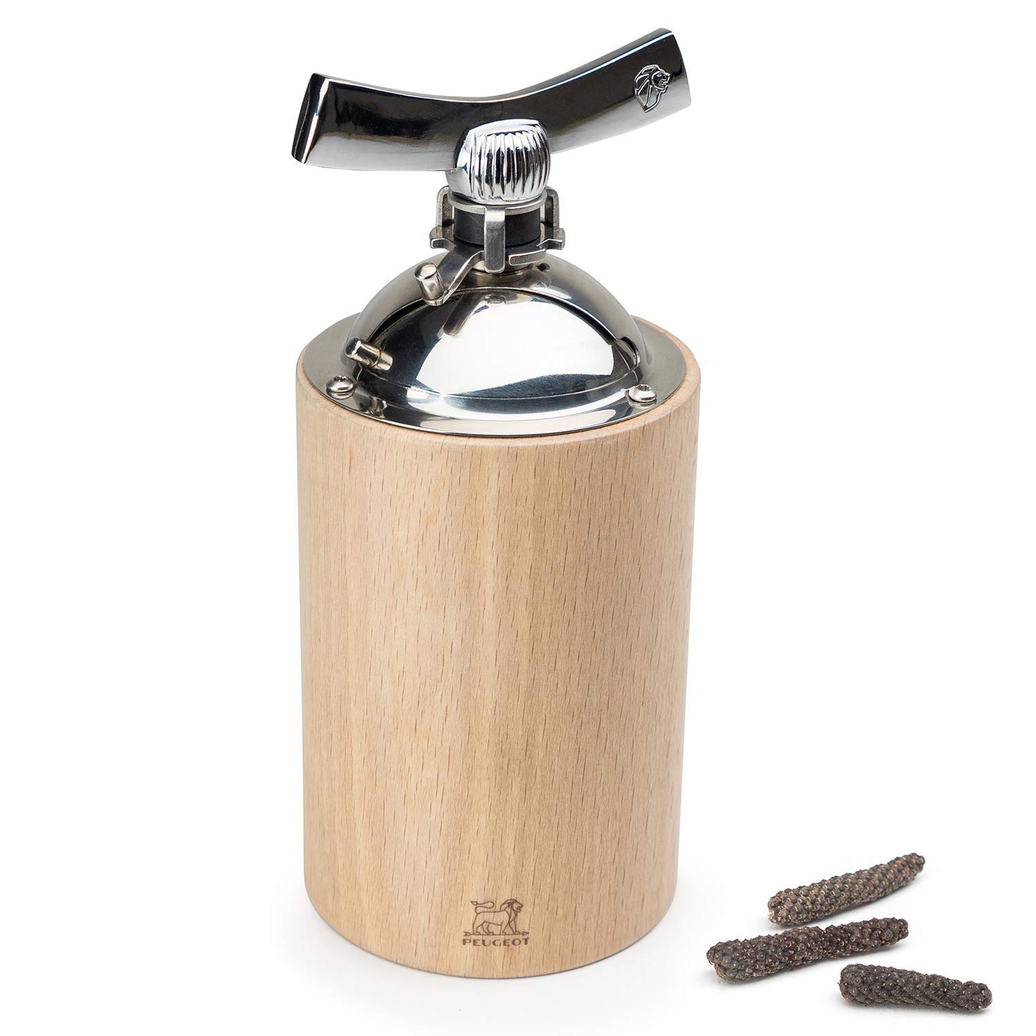 Isen Long Pepper and Large Peppercorn Mill, 6.25 inch