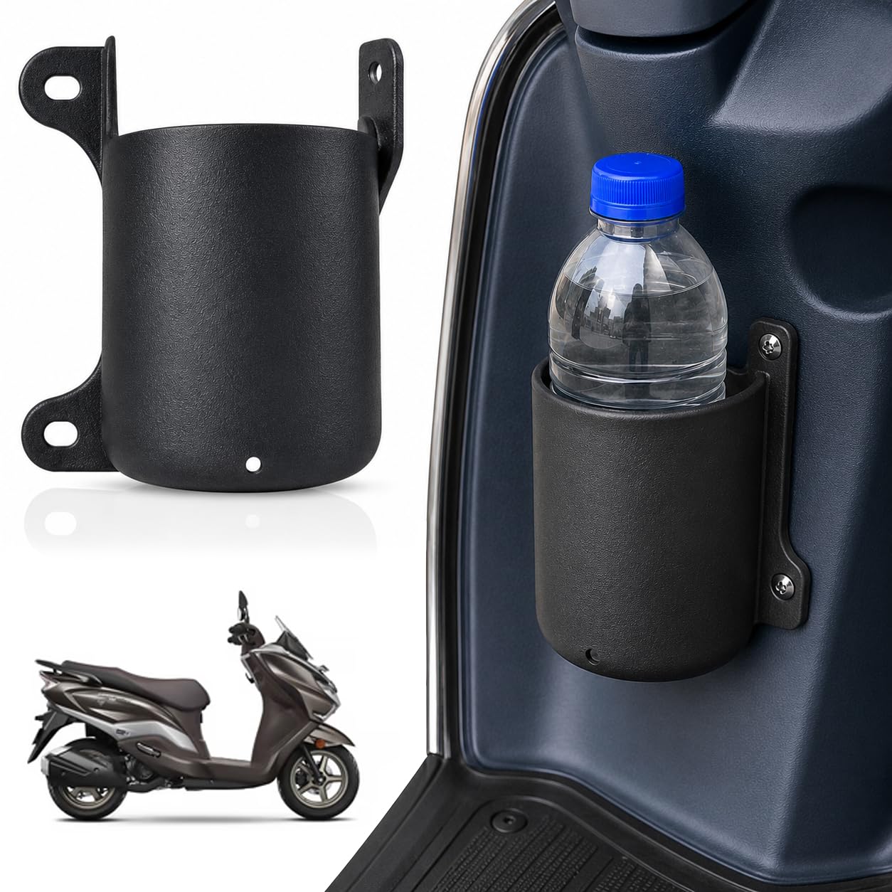 Grandbiker Front Storage Glove Box Bottle Holder | Heavy-Duty