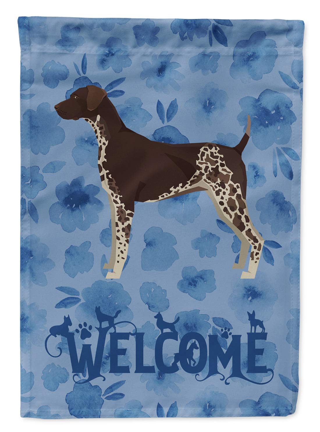 German Shorthaired Pointer drapeau de jardin pour embellir votre entrée extérieure