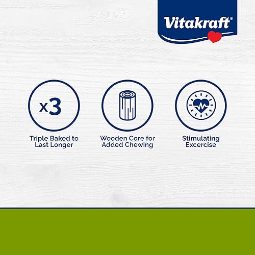 Miniatura 2 de Vitakraft Palito de golosinas de conejo, albaricoque y cereza, 3.5 onzas