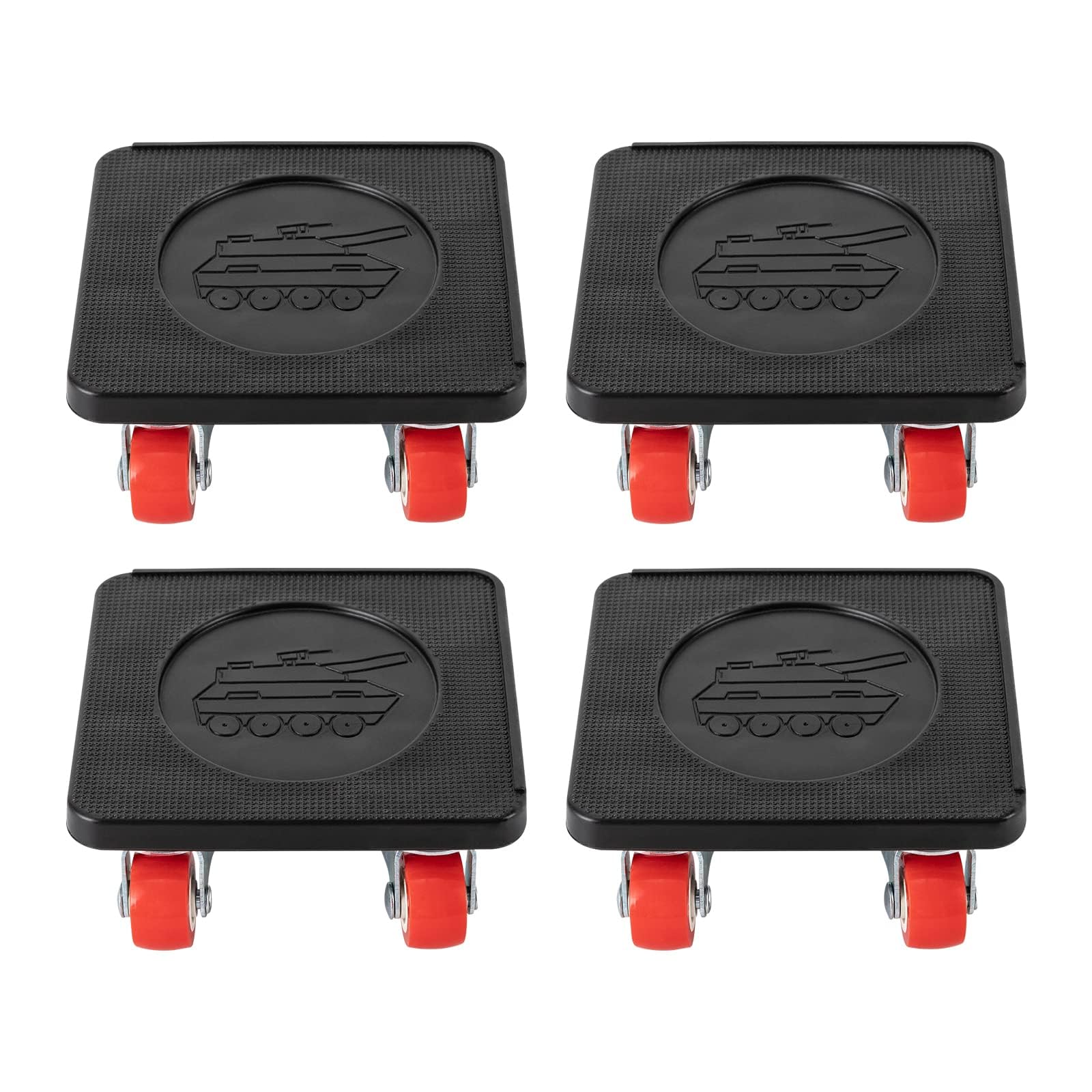 Roulettes de transport universelles pour meubles Dolley Räder kit déménagement 400 kg