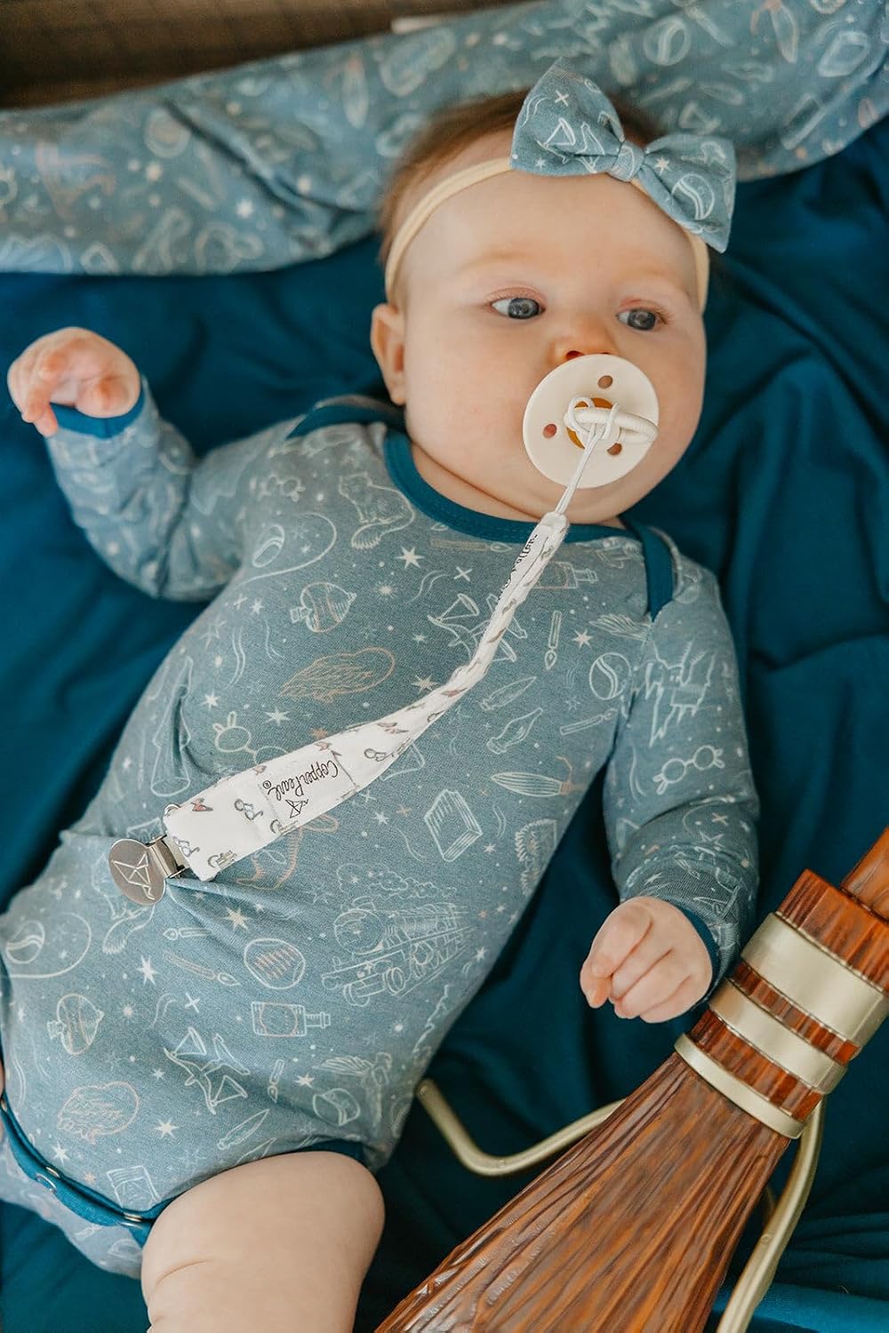 Copper Pearl Bowtie Baby Bow Hogwarts™