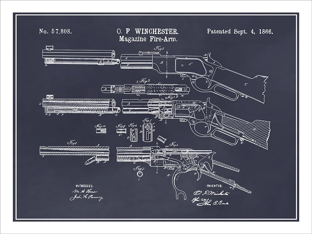 Amazon.com: Studio 21 Graphix 1866 Winchester Lever Action Rifle