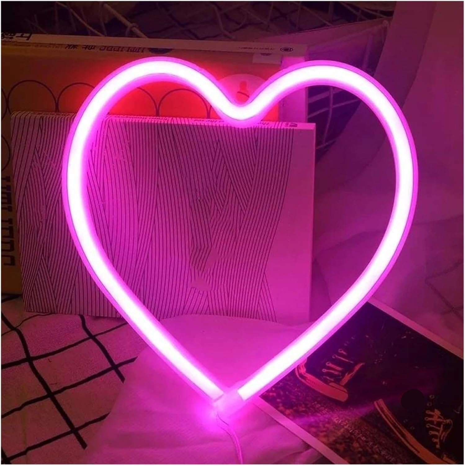 Zynther Neon lamp for LED for Neon Sign Hello for Wall Lights Store Greeting Signs Home Decor Lamp(Neon-1)