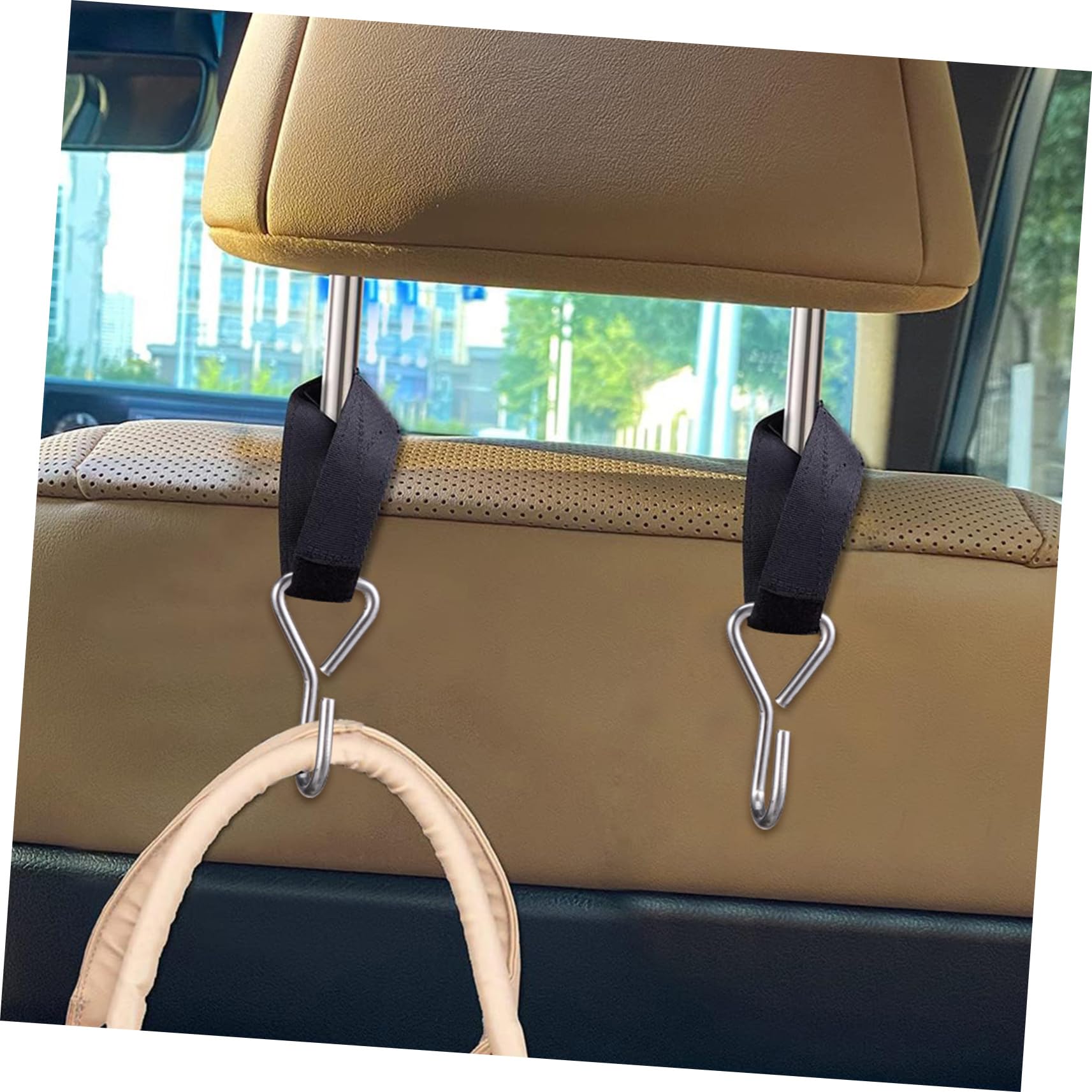 ULTECHNOVO Stainless Steel Car Seat Hooks 100 Pcs Heavy Duty s Hooks for Golf Cart Cover Car Outdoor Camping Rope Binding Strap
