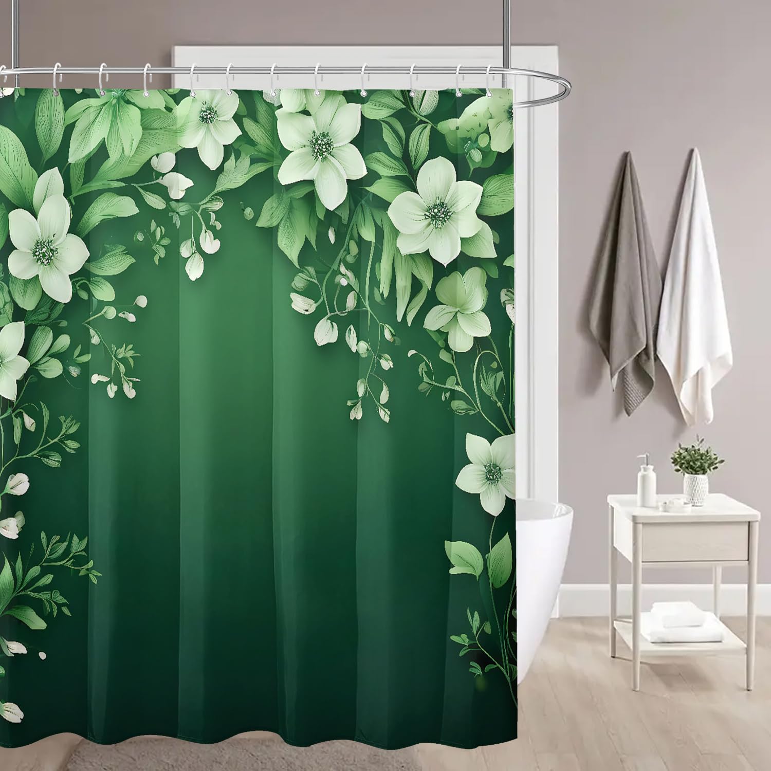 Rideau de douche imperméable anti-éclaboussures pour sol de salle de bain sec