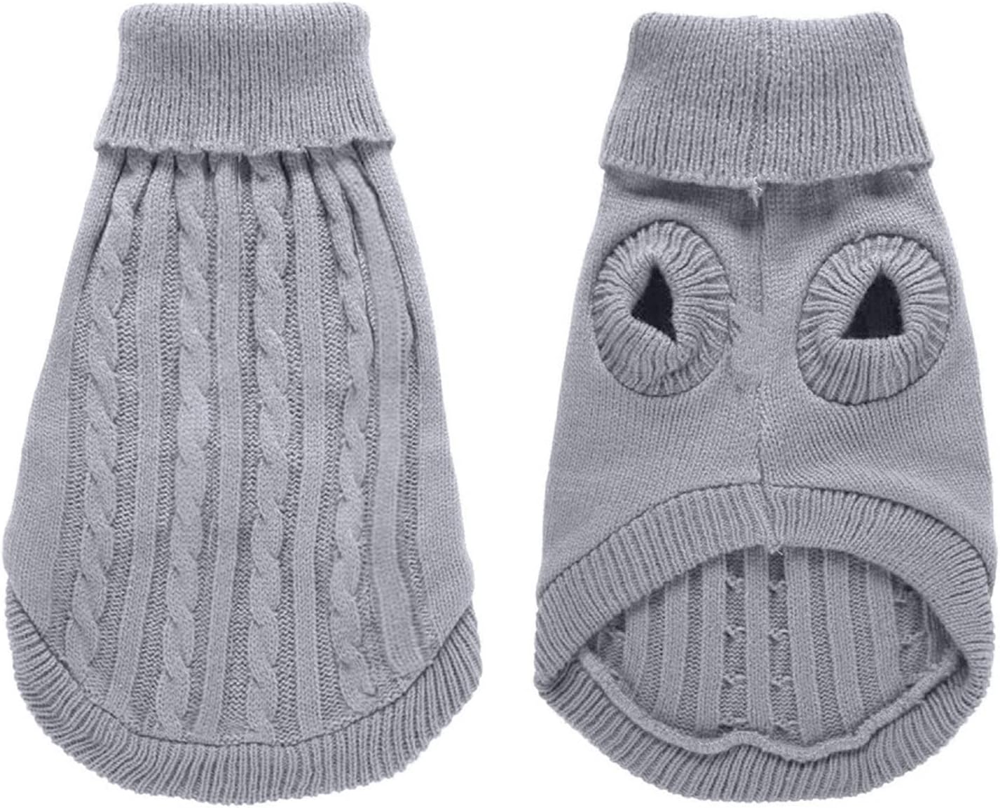 Large Grey Knit Dog Jumper - Image 4
