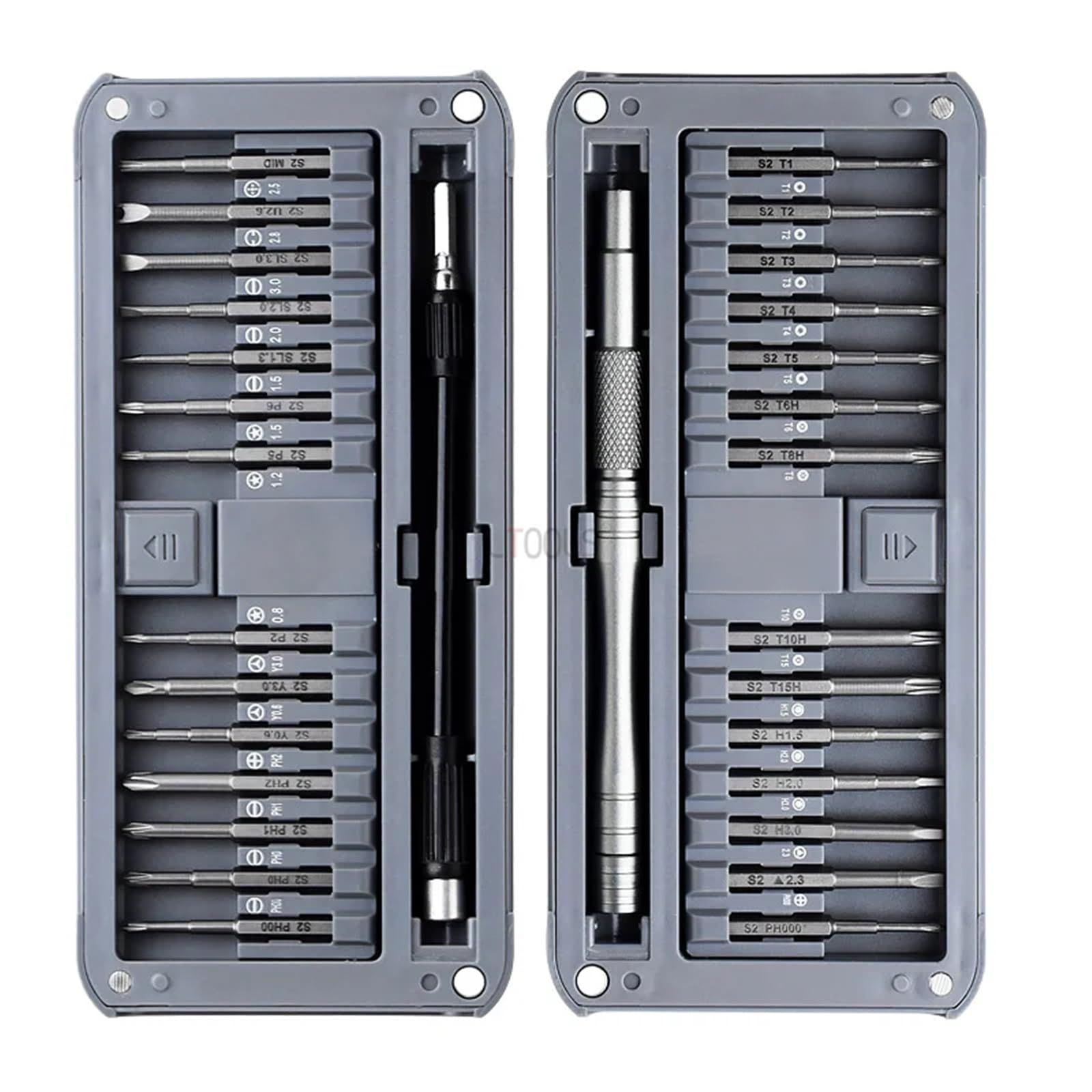 Set di cacciaviti 30 in 1 Punte magnetiche di precisione Punta for cacciavite Torx Hex Phillips Kit di riparazione for telefono cellulare Utensile manuale con maniglia