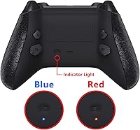 Vista 8 de eXtremeRate Textured Black HOPE Programable Remap Kit for Xbox Series XS Controller Upgrade Boards Redesigned Back Shell Side Rails Back Buttons