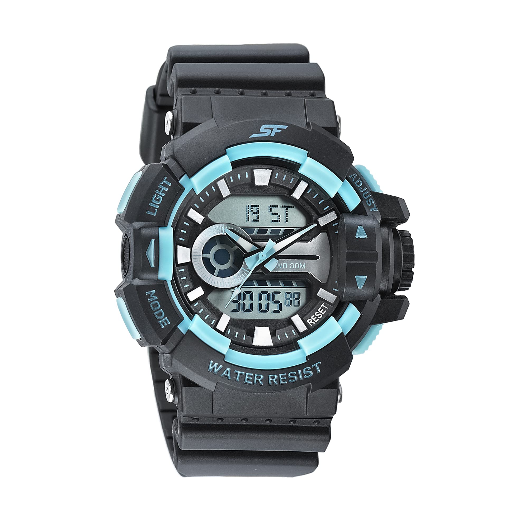 SF Hustler Analog-Digital Grey Round Dial Mens Sport Watch-77118PP05W (B0932LMK5K) Amazon Price History, Amazon Price Tracker