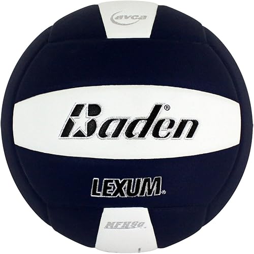 Miniatura 10 de Baden - Lexum - Microfibra compuesta de alta calidad | Balón de voleibol oficial para interiores de la escuela secundaria | 13U a 18U | Tamaño