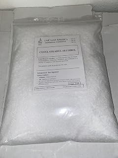 Cetyl Stearyl Alcohol - High Purity - for Industrial & Beauty Use – Made in USA – Weight 5lb