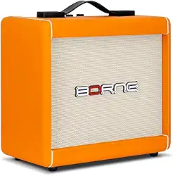 Amplificador Cubo Para Guitarra Borne F60 Laranja 15W Bivolt Automático