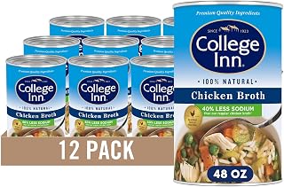 40% Less Sodium Chicken Broth, 48 oz. Can (pack of 12)