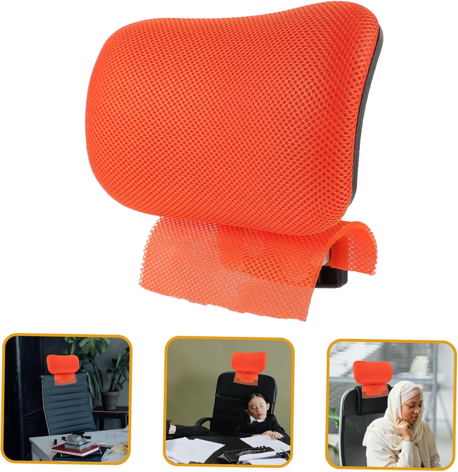 KICHOUSE High Back Office Chair Headrest Pillow Modern Office Chair Accessory Ergonomic Neck Protection