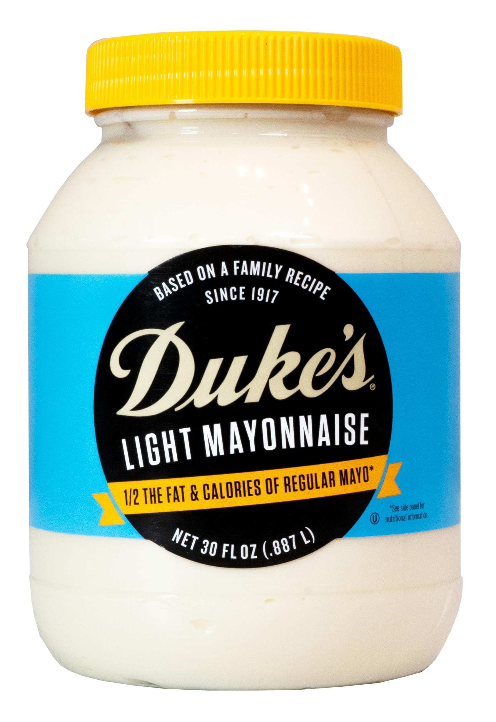 Duke’s Light Mayonnaise Jar – Smooth & Creamy, 30 Ounce (Pack of 1)