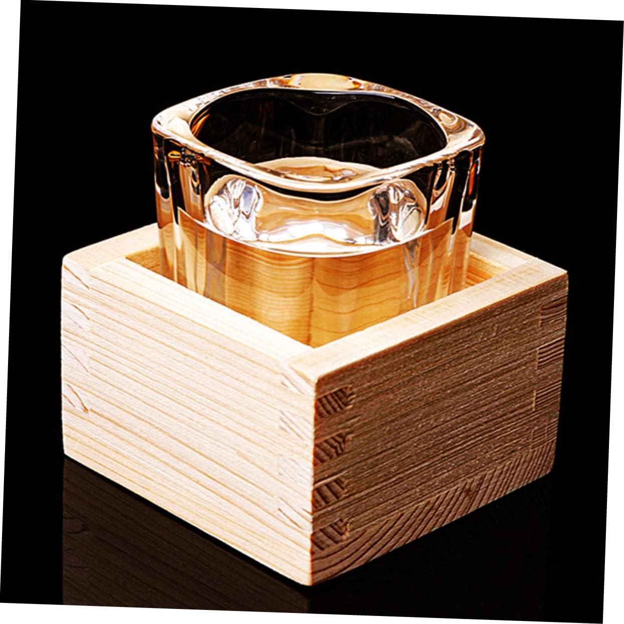10pcs Japanese Sake Holder Box Sake Cup Support for Sushi Craftwork for Hotel and Home