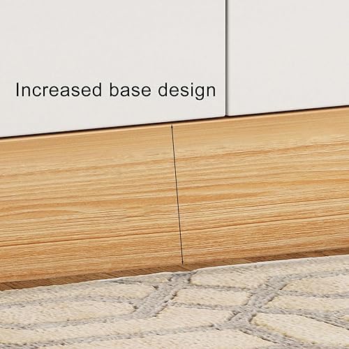 Miniatura 4 de Armario de almacenamiento de despensa de cocina de 67 pulgadas de alto, gabinete independiente con armario de buffet, despensa con soporte para